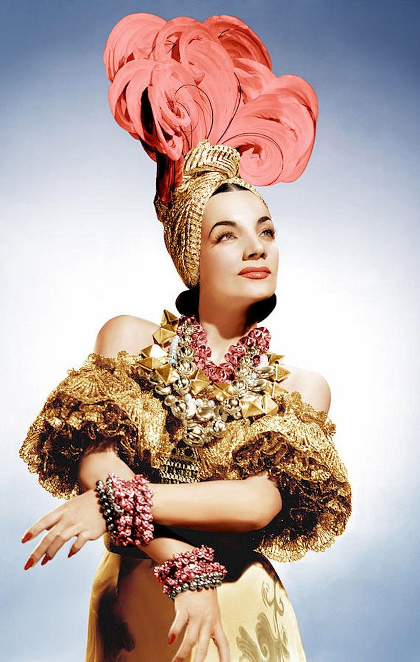 Carmen Miranda brought camp to Hollywood in the 1940s.