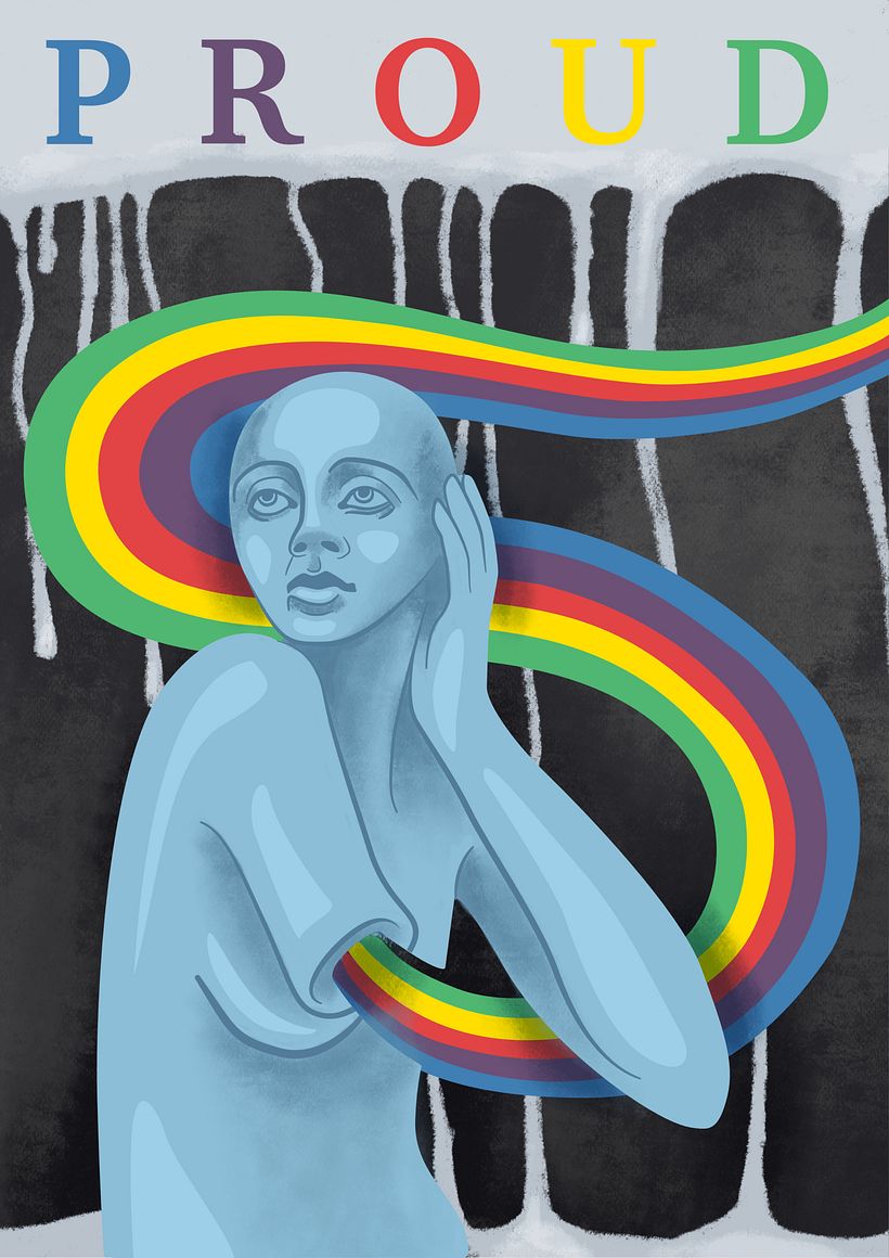 #CreateWithPride: digital illustration by Adelacreative.