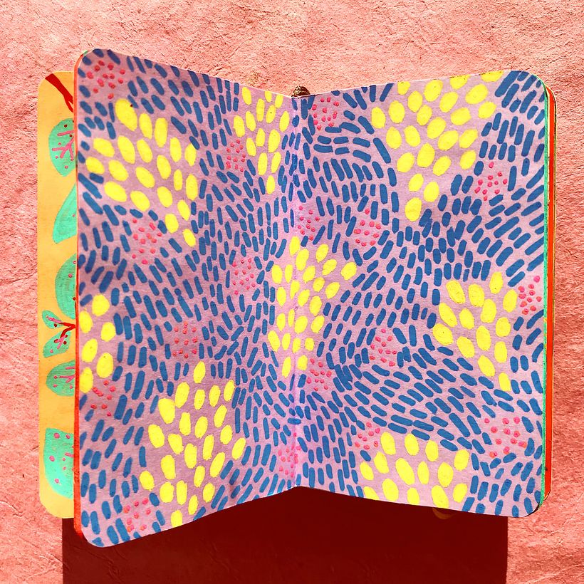 My Sketchbook Project on Instagram #oshuminipatterns 26