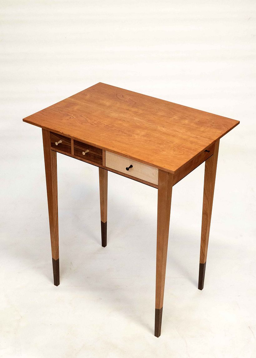 Mesa auxiliar de cerezo 1