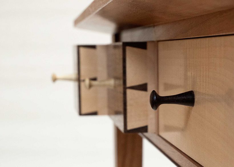 Mesa auxiliar de cerezo 6