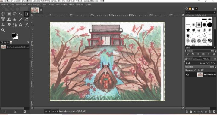 Mi Proyecto del curso: Ilustración en acuarela con influencia japonesa 1