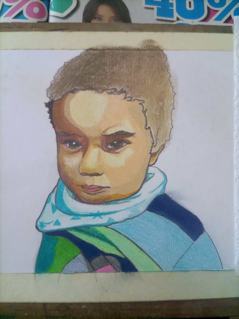 Aplicando lápices de colores Faber Castell súper soft