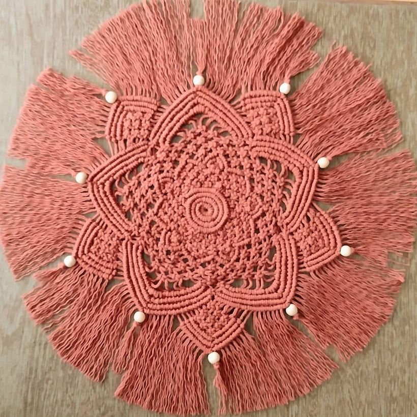 Meu projeto do curso: Técnicas de macramê circular 1