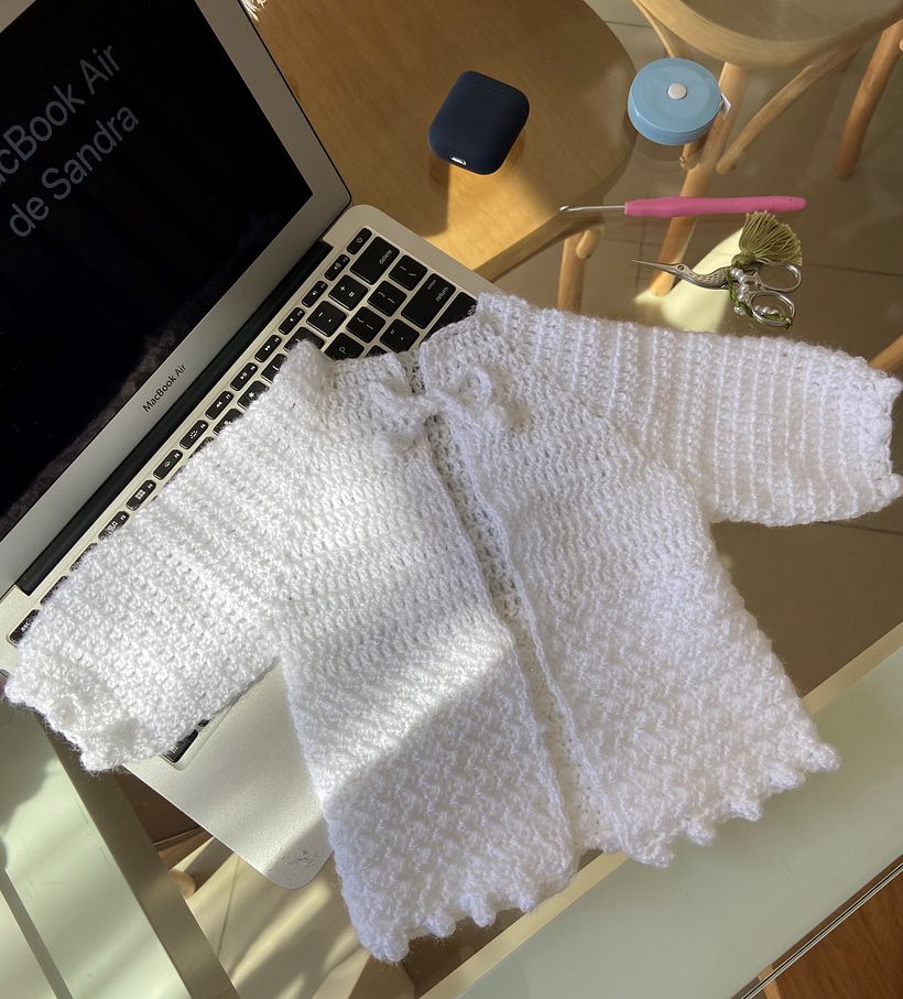Meu projeto do curso:  Top-down: roupas de crochê sem costura 1