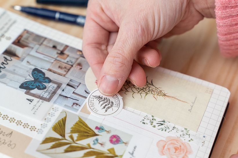 An inspiration board helps you to organize your ideas.