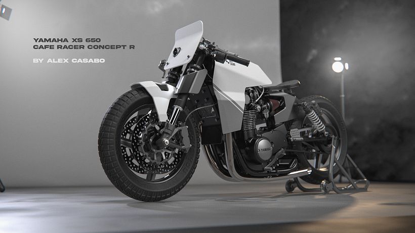 Yamaha XS 650 Cafe Racer Concept R 2