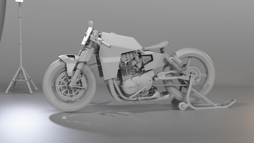 Yamaha XS 650 Cafe Racer Concept R 4