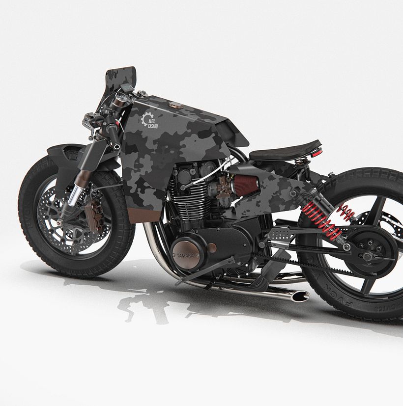 Yamaha XS 650 Cafe Racer Concept R 10