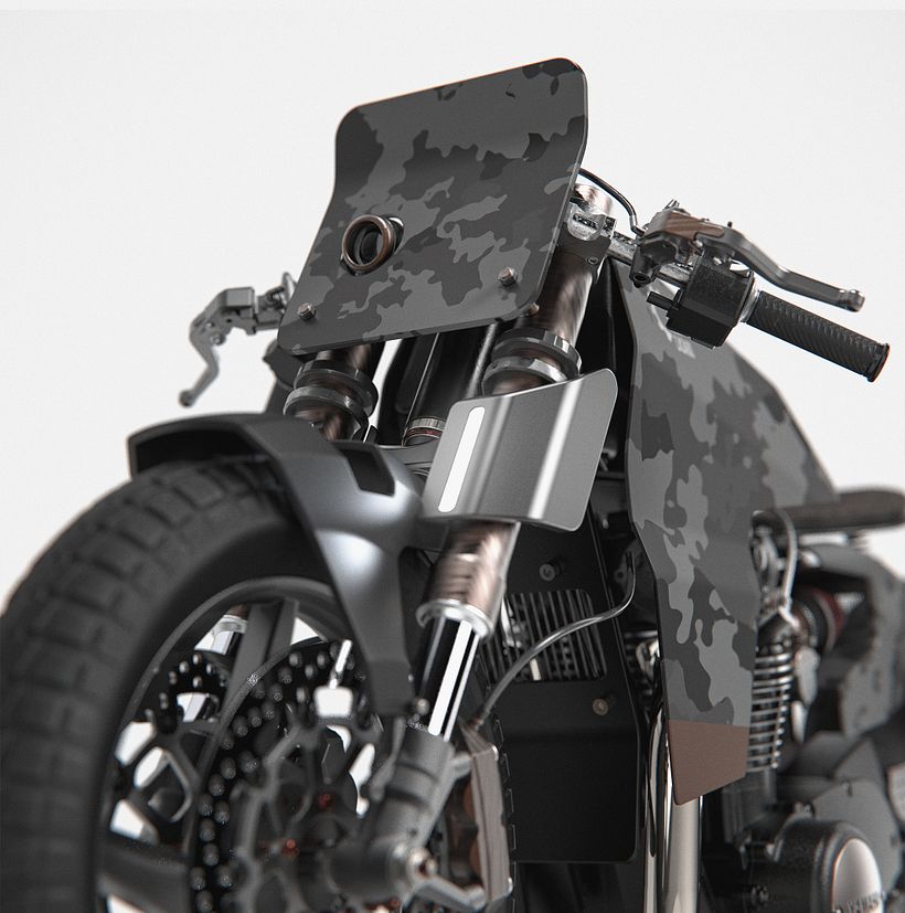Yamaha XS 650 Cafe Racer Concept R 8