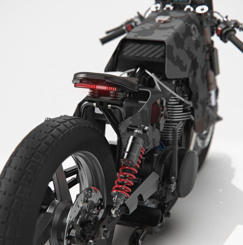 Yamaha XS 650 Cafe Racer Concept R 11