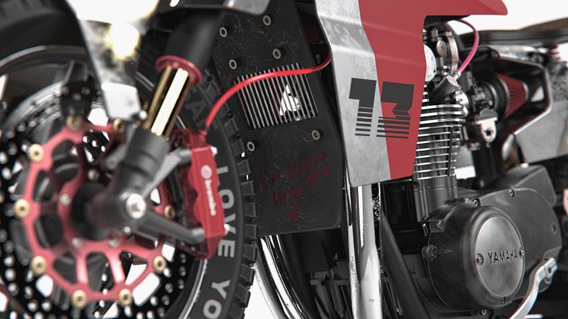 Yamaha XS 650 Cafe Racer Concept R 13
