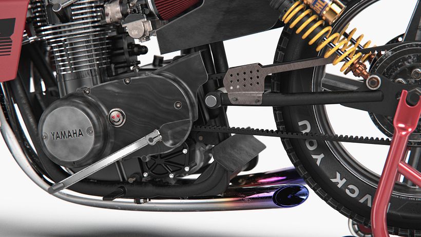 Yamaha XS 650 Cafe Racer Concept R 15