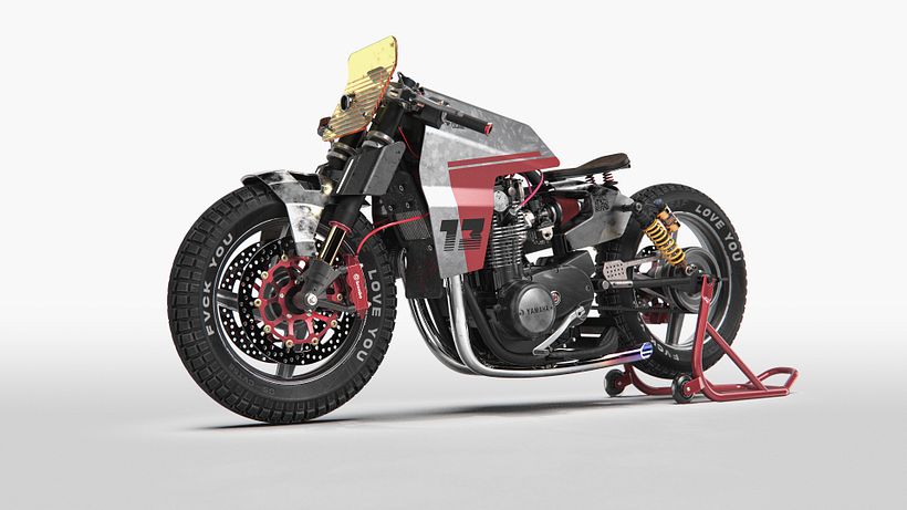 Yamaha XS 650 Cafe Racer Concept R 19