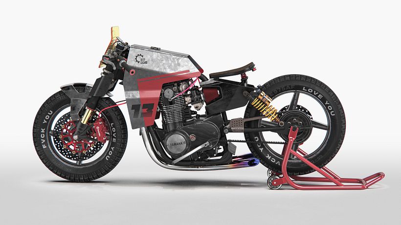 Yamaha XS 650 Cafe Racer Concept R 20