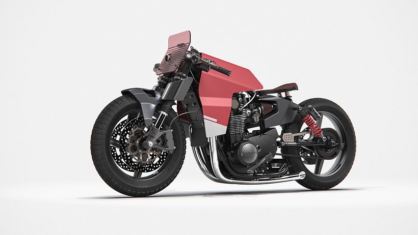 Yamaha XS 650 Cafe Racer Concept R 25