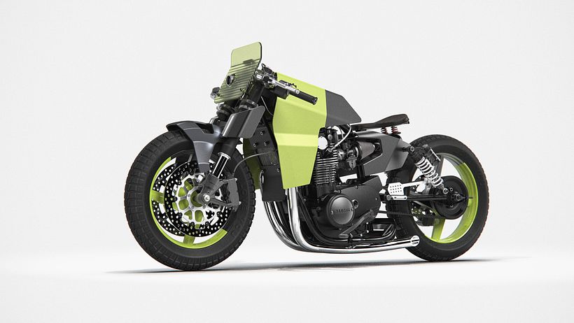 Yamaha XS 650 Cafe Racer Concept R 24