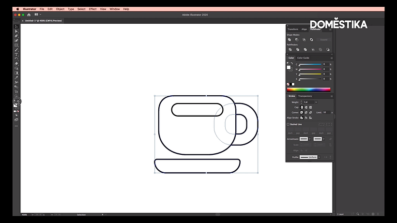 Tutorial Adobe Illustrator: cómo crear formas simples 16