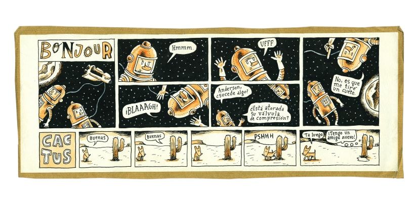 Bonjour, por Liniers.