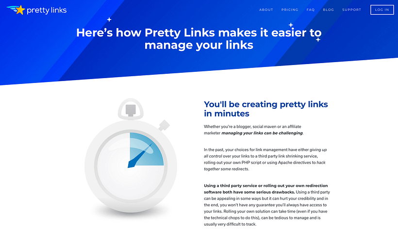 PrettyLinks. 