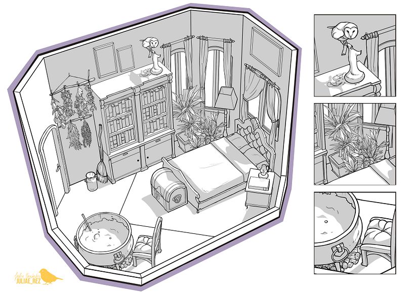 Personal Project I Witch room 1