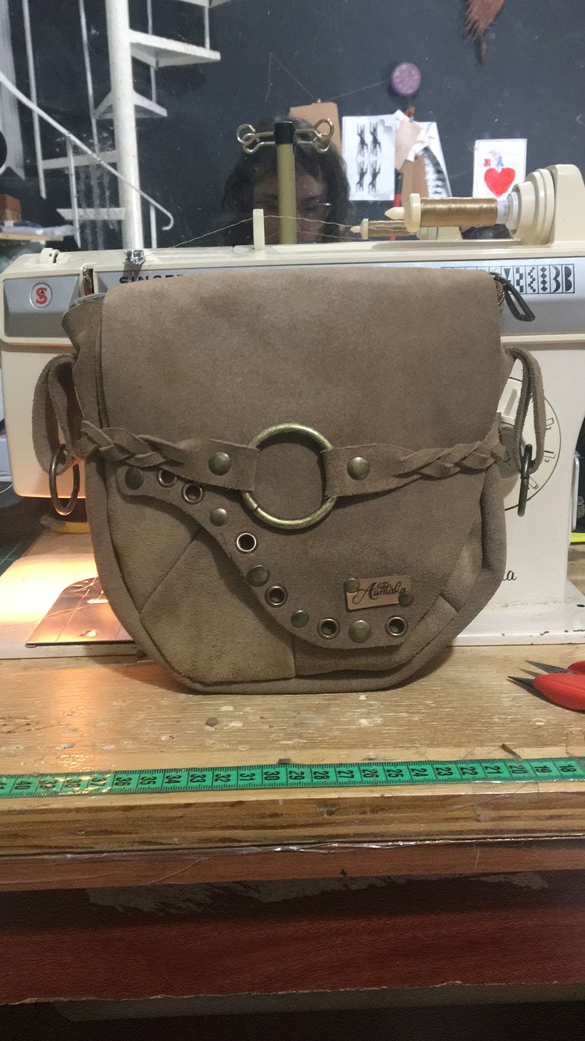 Bolsa finalizada com tampa 