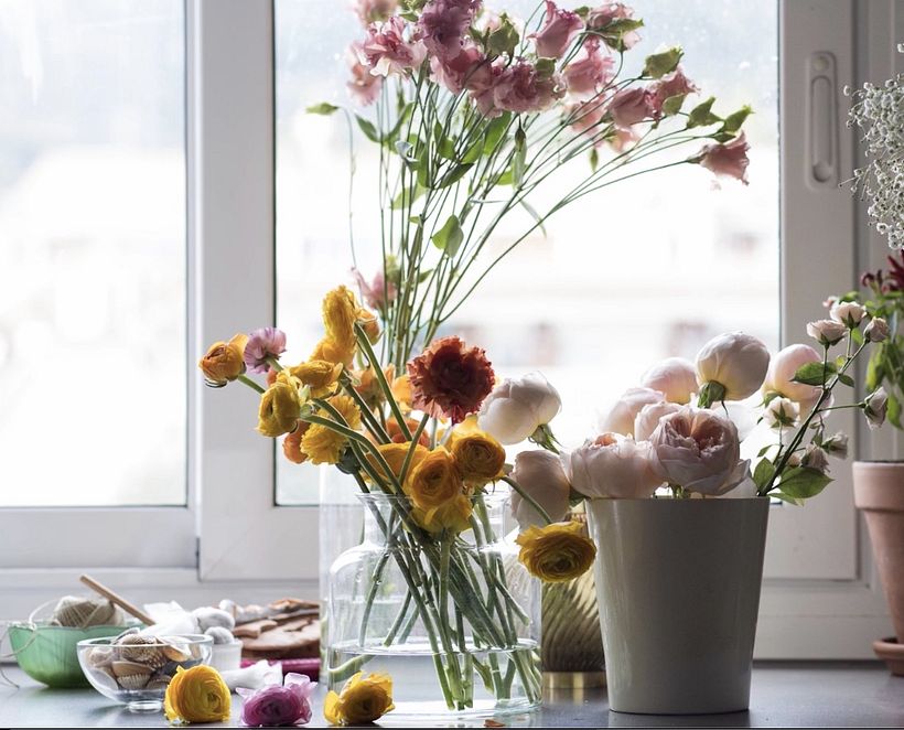 Mantenha as flores sempre bem hidratadas