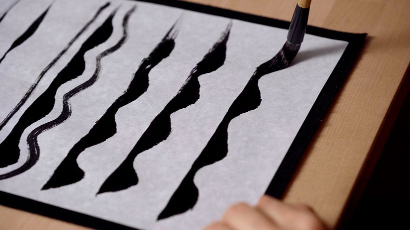 Keep your brush at 45°