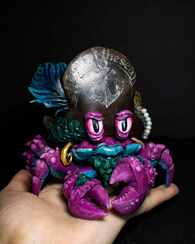 A pirate crab named Lilac Bill 8