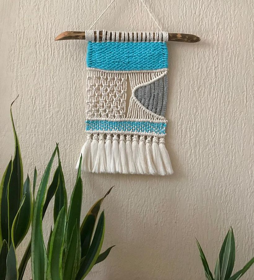 Mi obra se llama Zeus, quise representar el mar y una de las facetas de la luna 