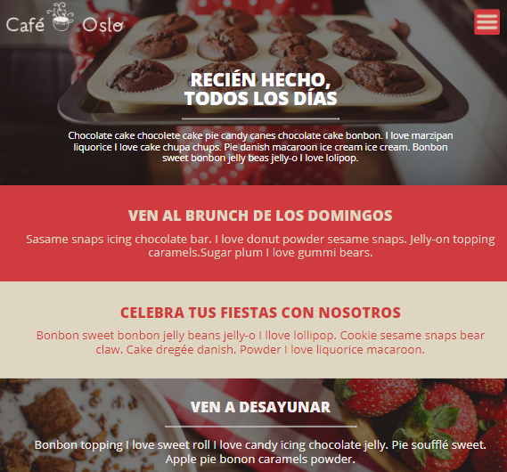 Este es un vistazo al proyecto. https://vinii21.github.io/Caf-_Oslo/