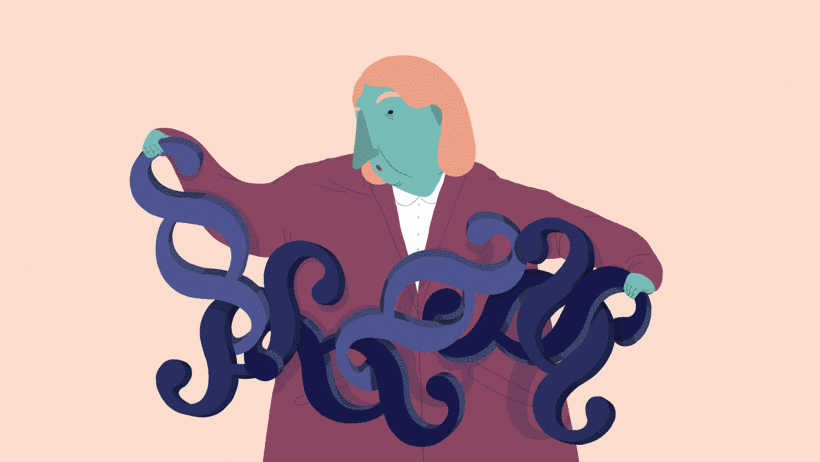 Alguns projetos de Emma Hanquist, ilustradora sueca e professora da Domestika, especialista em ilustração editorial