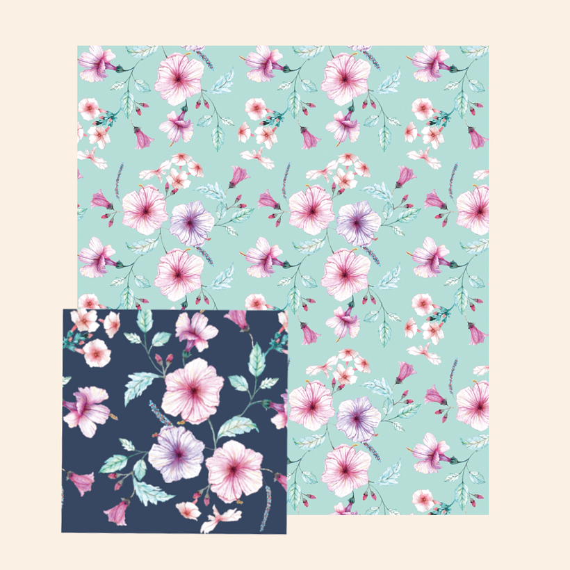 My project in Creating Patterns Using Watercolor course 2