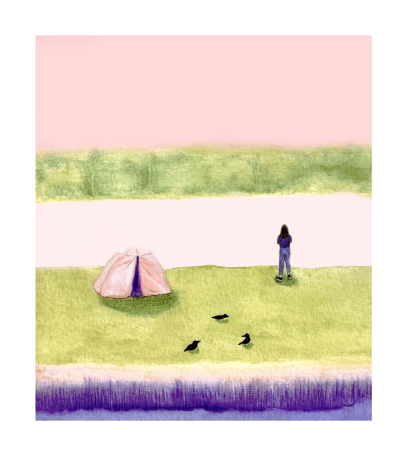 Untitled 1 (mixed media on paper) 2