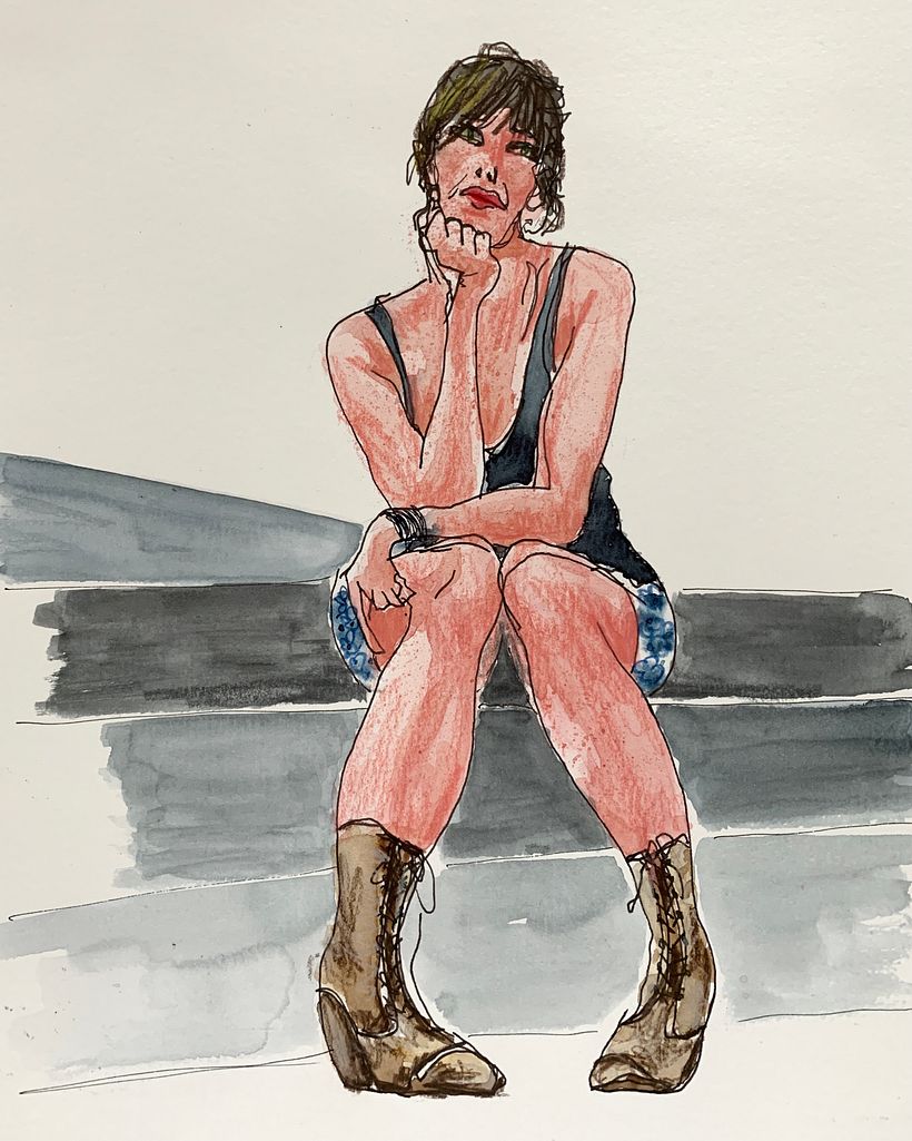 My project in Illustration and Character Development with Watercolor course 1