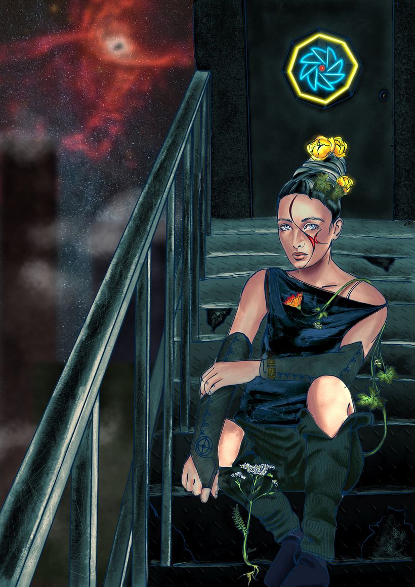 My project in Digital Character Painting with Procreate course 3