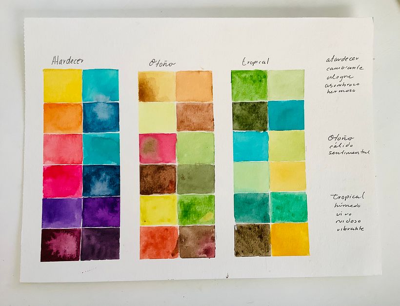 Mi Proyecto del curso: Creación de paletas de color con acuarela 12
