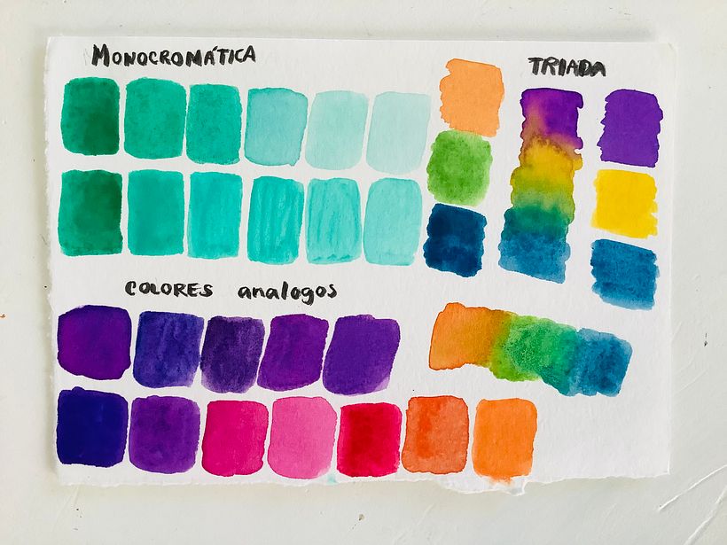 Mi Proyecto del curso: Creación de paletas de color con acuarela 14