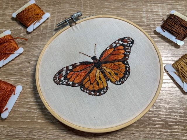 My project in Realistic Embroidery Techniques course 2