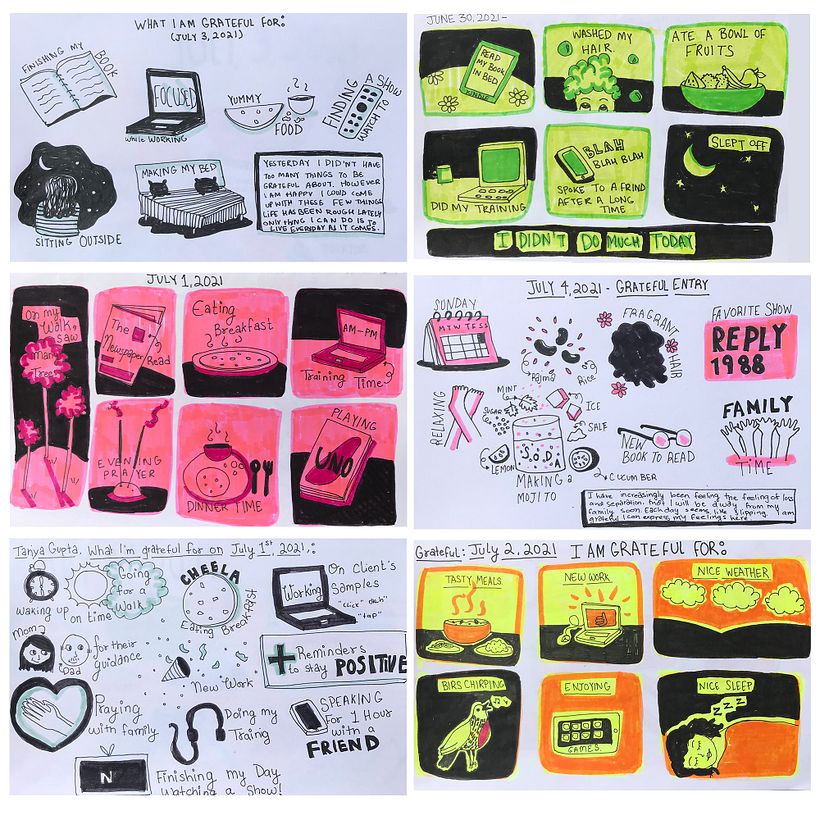 A collection of My Mindful days 2