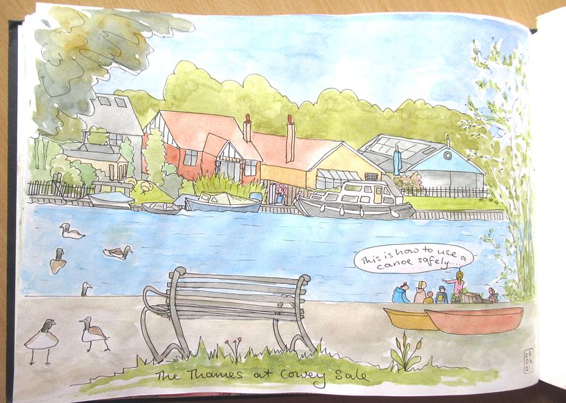 My project in Urban Sketching: Express Your World in a New Perspective course 1
