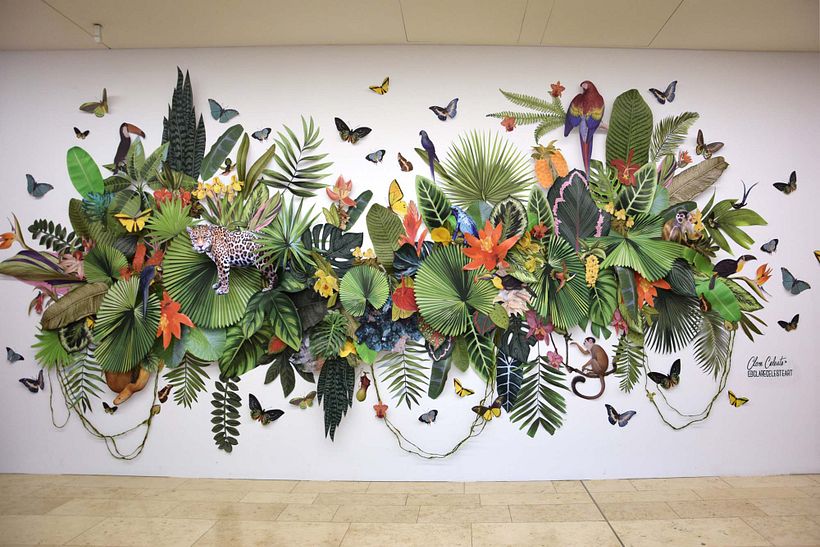 BASA Studio Commission - Wall Mural at Riem Arcaden 1