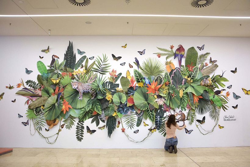 BASA Studio Commission - Wall Mural at Riem Arcaden 2