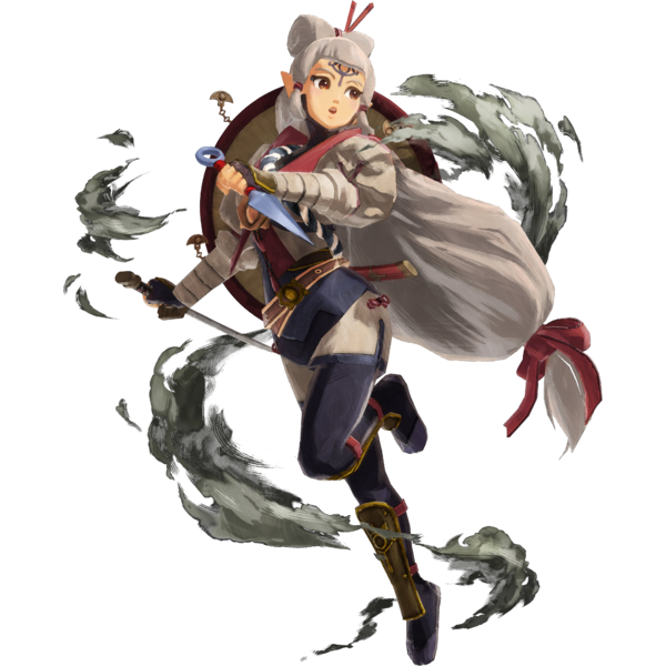 Impa en “Hyrule Warriors: Age of Calamity”.