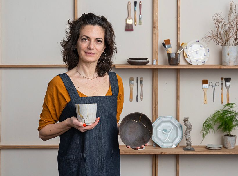 With clara, you can learn to repair ceramics using gold dust—and patience!