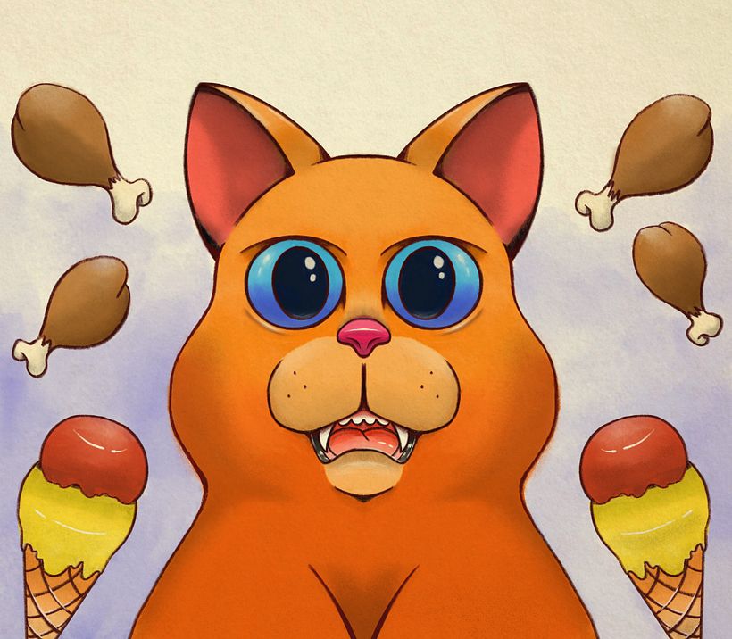 Meu projeto do curso: Técnicas e estilos de ilustração com Procreate 5