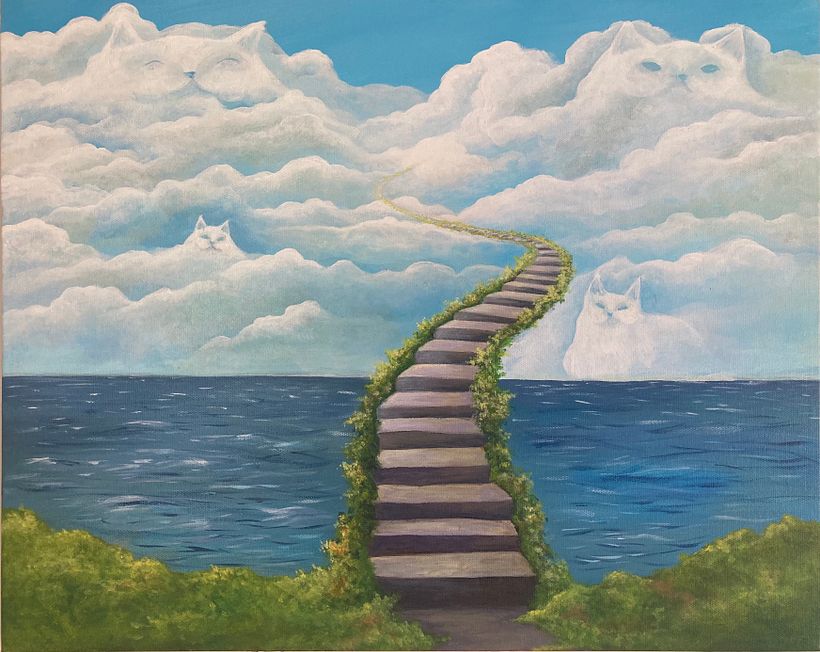 Stairway to cat heaven 1