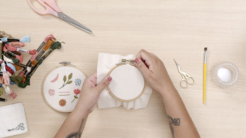 Embroidery Tutorial: 3 Basic Freestyle Embroidery Techniques 4