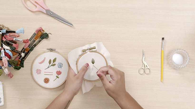 Embroidery Tutorial: 3 Basic Freestyle Embroidery Techniques 9