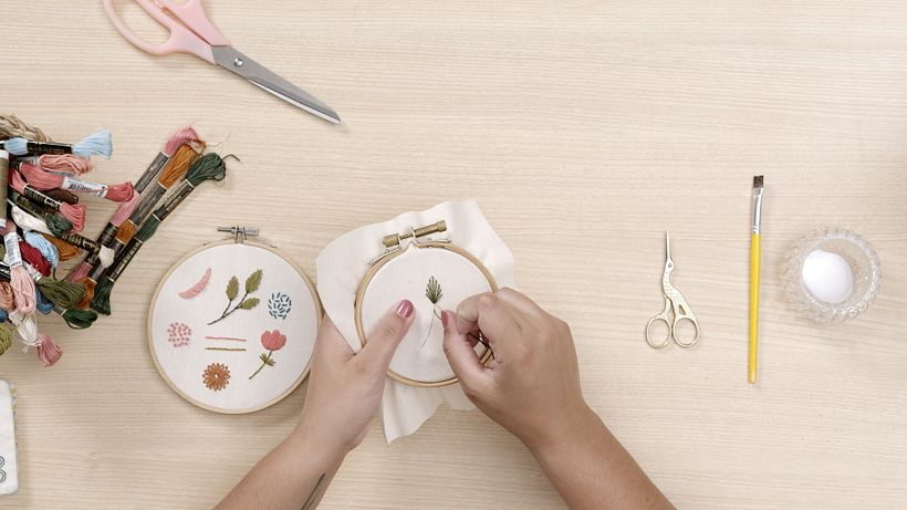 Embroidery Tutorial: 3 Basic Freestyle Embroidery Techniques 11